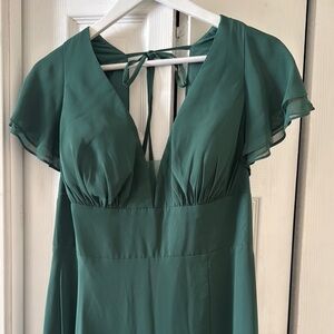 Azazie Emerald Green Bridesmaid Dress